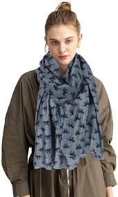 img 3 attached to Stylish Winter Beige02 Scarves for Women's Fashion Accessories