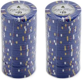 img 3 attached to 🎰 Bluff Canyon Poker Chip Set - Heavyweight 13.5-Gram Clay Composite by Claysmith Gaming – Pack of 50