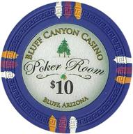 🎰 bluff canyon poker chip set - heavyweight 13.5-gram clay composite by claysmith gaming – pack of 50 логотип