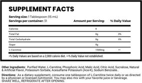 img 1 attached to L-Carnitine Rainbow Sherbet: Жидкое средство без стимуляторов для сжигания жира с натуральной энергией, идеально для 31 порций