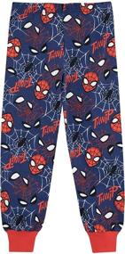 img 1 attached to 🕷️ Comfy and Stylish Spiderman Boys' Spider-Man Pajamas - Ideal for Superhero Dreams!
