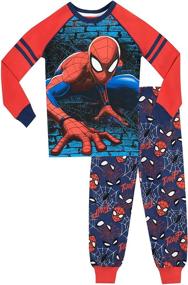 img 4 attached to 🕷️ Comfy and Stylish Spiderman Boys' Spider-Man Pajamas - Ideal for Superhero Dreams!