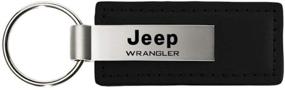 img 4 attached to Черный кожаный 🔑 брелок для Jeep Wrangler от Au-Tomotive Gold, INC.