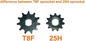 img 3 attached to 🛴 L-faster 11T 25H Chain Sprocket for Electric Scooter | High Speed Brush DC Motor MY1020 | Original 11 Teeth Sprocket for Mini Gas Scooter Engine