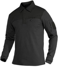 img 4 attached to MAGCOMSEN Sleeve Shirts Classic Tactical Men's Clothing and Shirts