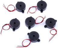 🔊 cylewet pack of 6 - 100db electronic buzzer alarm sounders with continuous beeping sound (cyt1117) logo