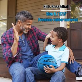 img 3 attached to 🏀 Senston 27.5" Youth Basketball – Official Size 5 Luminous Night Ball for Kids, Junior, and Children