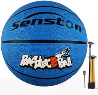 🏀 senston 27.5" youth basketball – official size 5 luminous night ball for kids, junior, and children logo