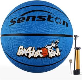 img 4 attached to 🏀 Senston 27.5" Youth Basketball – Official Size 5 Luminous Night Ball for Kids, Junior, and Children