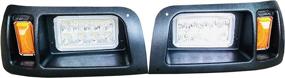 img 2 attached to 🚦 12V LED Headlights & Tail Lights for Club Car DS Gas & Electric Golf Carts (1993 & Up) with Club Car DS LED Light Upgrade