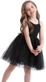 img 1 attached to 👗 TTYAOVO Toddler Baby Girls' Sleeveless Tulle Flower Princess Sundress