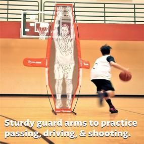 img 2 attached to 🏀 GoSports Xtraman Basketball Dummy Defender - 7' Size for Shooting, Dribbling, and Driving Practice