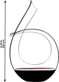 img 1 attached to 🍷 Riedel Black Tie Decanter: The Ultimate Clear Glass, One Size