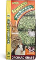 🌾 review: higgins sunburst break-a-bale orchard grass, 35 oz large (466049) - the perfect large-sized hay for your pets logo