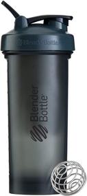 img 4 attached to 🥤 BlenderBottle Pro45 Jumbo Shaker Bottle, Charcoal/Black, 45-Ounce