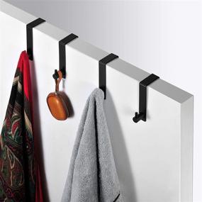 img 1 attached to 🧺 Versatile Stainless Hanging Clothes Organizer for Bathroom and Bedroom Spaces