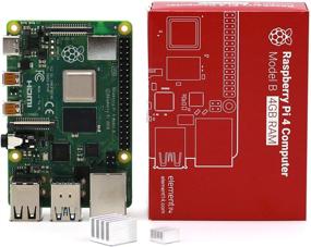 img 4 attached to 💪 Улучшенная производительность: LoveRPi Raspberry Pi 4 4GB компьютер с радиаторами - усиленное охлаждение для оптимальной работы