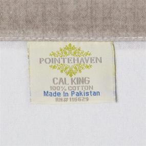 img 1 attached to 🛌 Pointehaven Flannel Deep Pocket King Sheet Set with Oversized Flat Sheet - Savannah Pattern