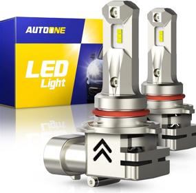 img 4 attached to 🚗 AUTOONE 9005 HB3 LED Bulbs: OEM Size 12,000LM Canbus Plug and Play Bright Car Light Replacement - Pack of 2, 6000K White