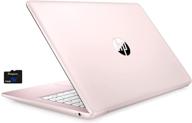 💻 2021 hp stream 14 inch laptop with intel celeron n4020 processor, 4gb ram, 64gb emmc - rose pink + office 365 for 1 year logo