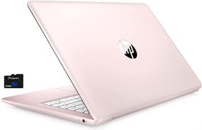 img 4 attached to 💻 2021 HP Stream 14 inch Laptop with Intel Celeron N4020 Processor, 4GB RAM, 64GB eMMC - Rose Pink + Office 365 for 1 Year
