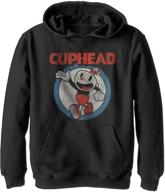 🎮 cuphead boys' hooded sweatshirt" - optimized hoodie for cuphead fans logo