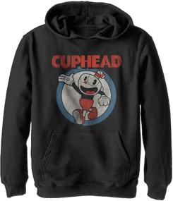 img 3 attached to 🎮 Cuphead Boys' Hooded Sweatshirt" - Optimized Hoodie for Cuphead Fans