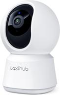 laxihub 360° indoor security camera - p2 1080p wifi home camera with baby/pet/nanny monitoring, pan/tilt, motion detection, 2-way audio, night vision, alexa & google assistant compatible logo