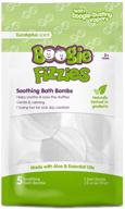 🛁 детские бомбы для ванны boogie wipes: успокаивающий аромат эвкалипта, натуральное происхождение с алоэ и испарители - 3 унции, упаковка из 5 штук логотип