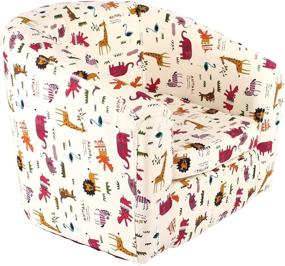 img 4 attached to 🪑 Emall Life Armchair: A Fun and Comfortable Cartoon Furniture for Kids' Room