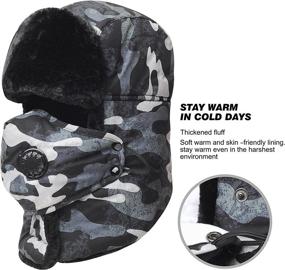 img 2 attached to Trooper Trapper Winter Flap Windproof Outdoor Recreation for Climbing