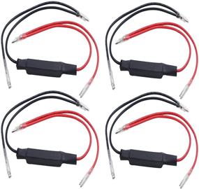 img 4 attached to 🏍️ Heart Horse 4pcs Universal Motorcycle LED Turn Signal Indicator Load Resistor Decoder: Eliminate Blinker Error for 12V