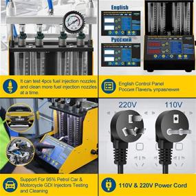 img 1 attached to 🔧 Enhanced AUTOOL Ultrasonic Fuel Injector Cleaner and Tester - Ideal for Petrol/Motorcycle Automotive Fuel Cleaning