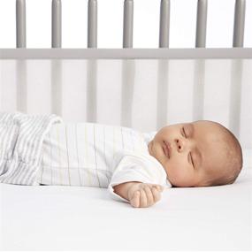 img 3 attached to AirflowBaby Essential Mesh Crib Liner: Optimal Nursery Bedding for Kids' Comfort and Safety