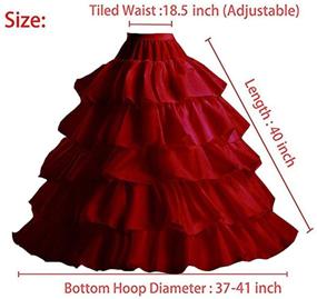 img 1 attached to Nyeutho Accessories Petticoat Underskirt Quinceanera Women's Clothing and Lingerie, Sleep & Lounge