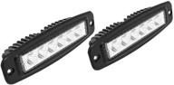 🚗 enhance your vehicle's style with westin automotive products 09-1918fm6 black fm6 flush mount led logo