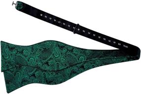 img 2 attached to 🎩 Alizeal Green Men's Self-Tied Adjustable Cummerbund - Ties, Cummerbunds & Pocket Squares