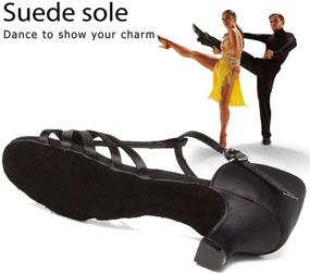 img 2 attached to SWDZM Women's Standard Ballroom Model 40304 Elegant Dance Shoes