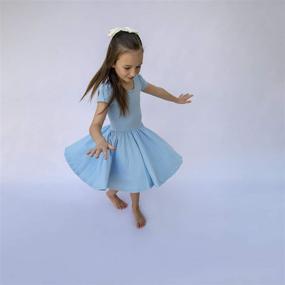 img 3 attached to POPINJAY Girls Twirl Dress: Stunning White Girls' Dress for Any Occasion