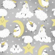 jillson roberts premium gift wrap - 6 roll count with 16 designs: counting sheep logo