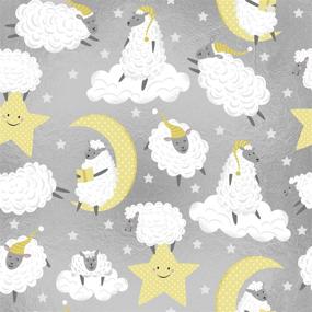 img 1 attached to Jillson Roberts Premium Gift Wrap - 6 Roll Count with 16 Designs: Counting Sheep