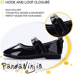 img 2 attached to Dress up your little girl with PANDANINJIA Toddler Little Angela Wedding Girls' Flats