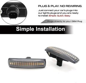 img 3 attached to Xinctai Flowing Sequential Freelander Discovery Lights & Lighting Accessories