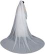 wedding bridal veil cathedral length logo