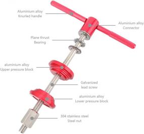 img 1 attached to 🔧 SYCOOVEN Bike Headset Cup and Bottom Bracket Press Installation Tool: Aluminum Alloy Bicycle Repair Accessory for Precise Bearing Installation