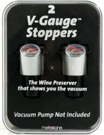 metrokane imports rabbit stoppers - keep your wine fresh with 2 ct package логотип