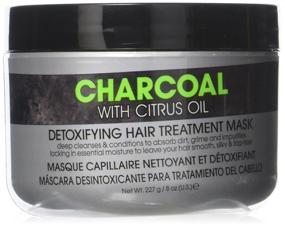 img 2 attached to Hair Chemist Charcoal Hair Mask for Detoxification, 8 Oz