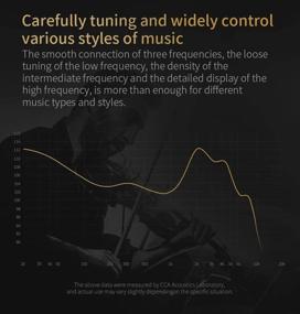 img 1 attached to 🎧 Премиум наушники CCA C12 внутриканального типа - улучшенное звучание HiFi стерео, гибридные наушники с 5 балансированными арматурными драйверами и 1 динамическим драйвером, съемным кабелем CPin - идеально подходят для музыкантов и аудиофилов (золотые)