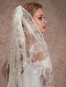 img 2 attached to 👰 ЭллиХаус Женские аксессуары для особых случаев на свадьбу в шампанском цвете