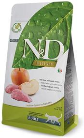 img 2 attached to 🐗 Farmina Natural & Delicious Boar & Apple Grain-Free Dry Cat Food, 3.3lb Bag